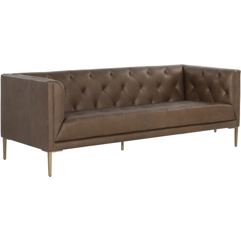 Westin Vintage Caramel Leather Sofa